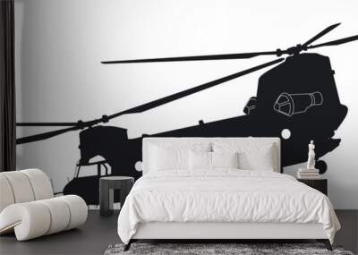 Transporthubschrauber Boeing CH-47 Chinook Wall mural