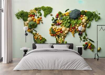 world food day. world vegetable day Wall mural