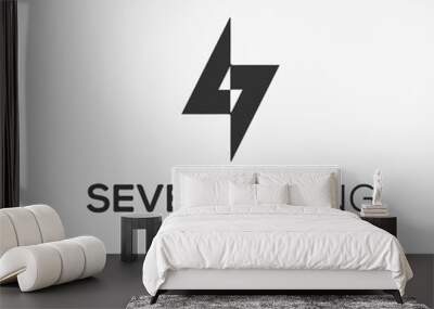 logo vector Wall mural