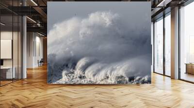 Big breaking sea wave Wall mural