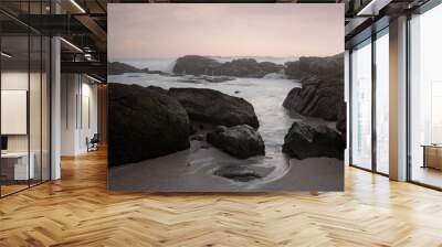 Seascape at dusk Wall mural