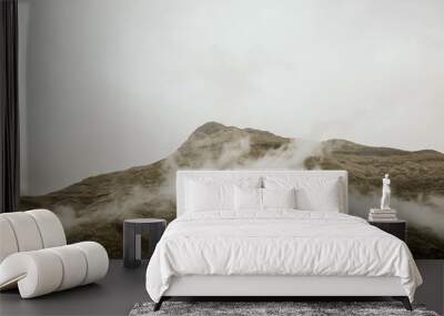 misty mountains in lesotho africa Wall mural