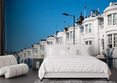 white town houses on nottinghill london Wall mural