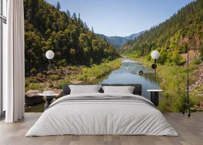 River at Klamath National Forest, California Wall mural