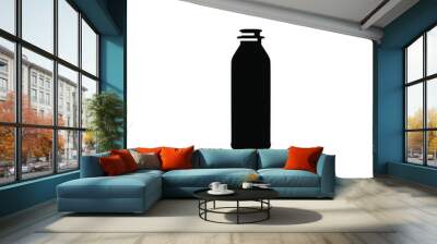 Milk bottle icon template Wall mural