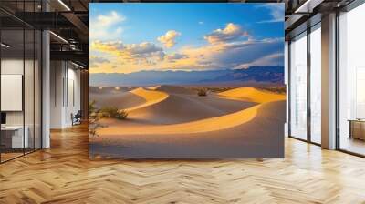 Desert Dunes at Sunset Wall mural