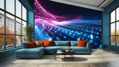 technology abstract background Wall mural