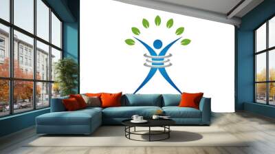 Healthy Life Logo 4 Wall mural