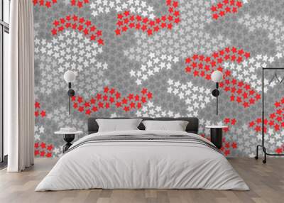 Stars camouflage Wall mural