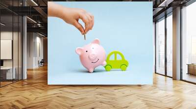 buying a car on credit and for your cash Wall mural