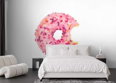 Delicious and beautiful fresh donuts Wall mural