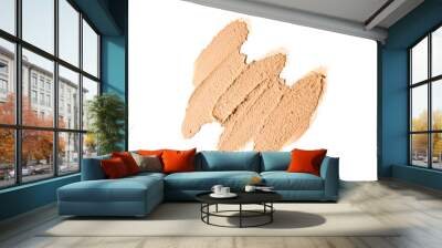 Foundation on a white background Wall mural