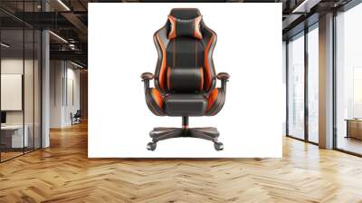 Gaming chair isolated on transparent background Wall mural