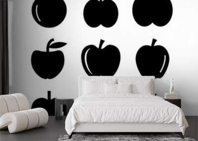 apple icon or logo isolated sign symbol vector illustration - high quality black style vector icons
 Wall mural