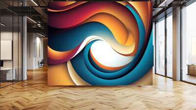 Abstract beautiful multi-color background Wall mural