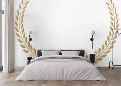 laurel wreath award Wall mural