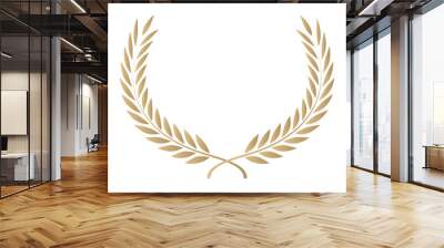 laurel wreath award Wall mural