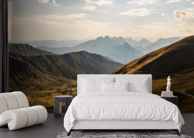 Sunset in the Carnic Alps, Friuli Venezia-Giulia, Italy Wall mural