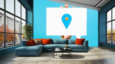 Travel geographic location concept Wall mural