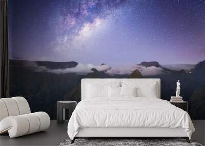 Milkyway at Cap Noir in Dos d'Ane, La Possession, Reunion Island Wall mural