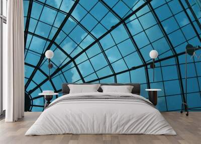 glass dome of a modern building Wall mural