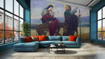 Flight to Egypt Wall mural