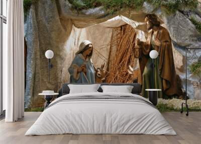 Nativity Scene Wall mural