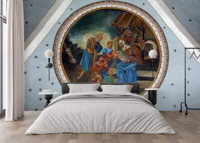 Nativity Scene Wall mural