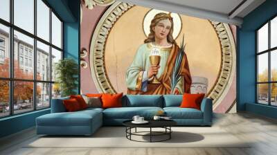 Saint Barbara Wall mural