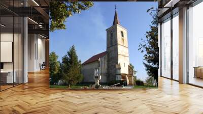 St. Nicholas Church in Gornji Miklous, Croatia Wall mural