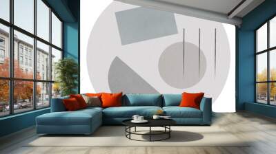 Geometric Shapes Painting Wall mural