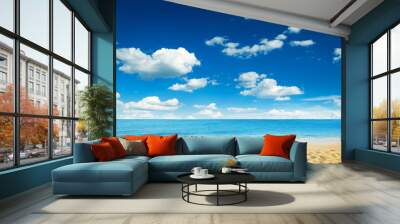 beach and tropical sea Wall mural