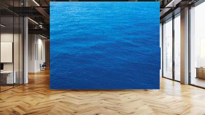 blue water sea for background Wall mural