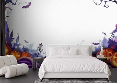 fondo halloween con espacio para texto Wall mural