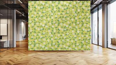 Calico fabric background. Wall mural