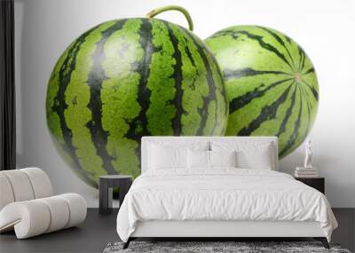 watermelon on white background  Wall mural