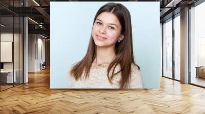  portrait of a beautiful smiling teenage girl Wall mural