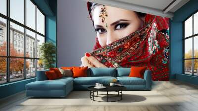 indian beauty Wall mural