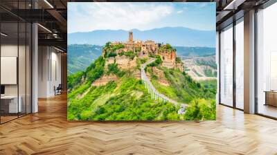 Civita di Bagnoregio - Ancient town in Italy Wall mural