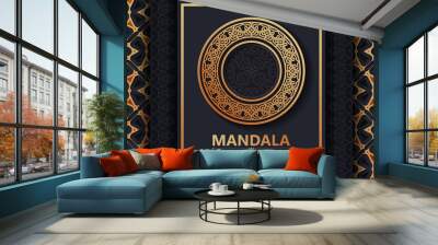 Luxury ornamental mandala background with arabic islamic east pattern style premium Wall mural