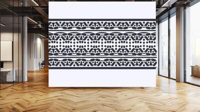 ornament style ethnic seamless borders Wall mural