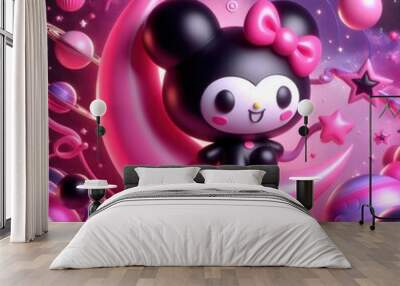 3d anime character Wall mural