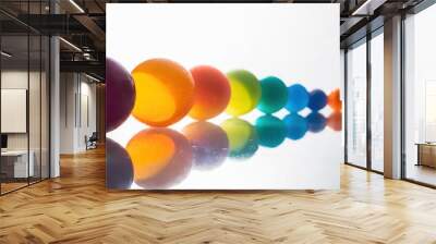 3d color balls , concept art. Wall mural