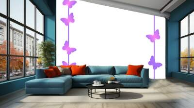 Butterfly Frame Wall mural