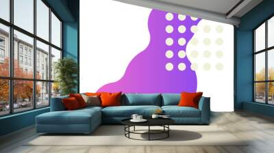 Modern Blob Element Wall mural