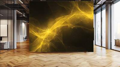 abstract background with glowing lines Wall mural