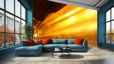 The Big golden Reclining Buddha Wall mural