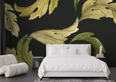 Modern Art Nouveau Tiffany vector pattern Wall mural