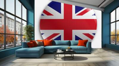 Badge - Union Jack Wall mural