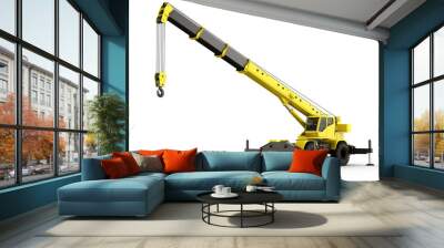 mobile crane Wall mural